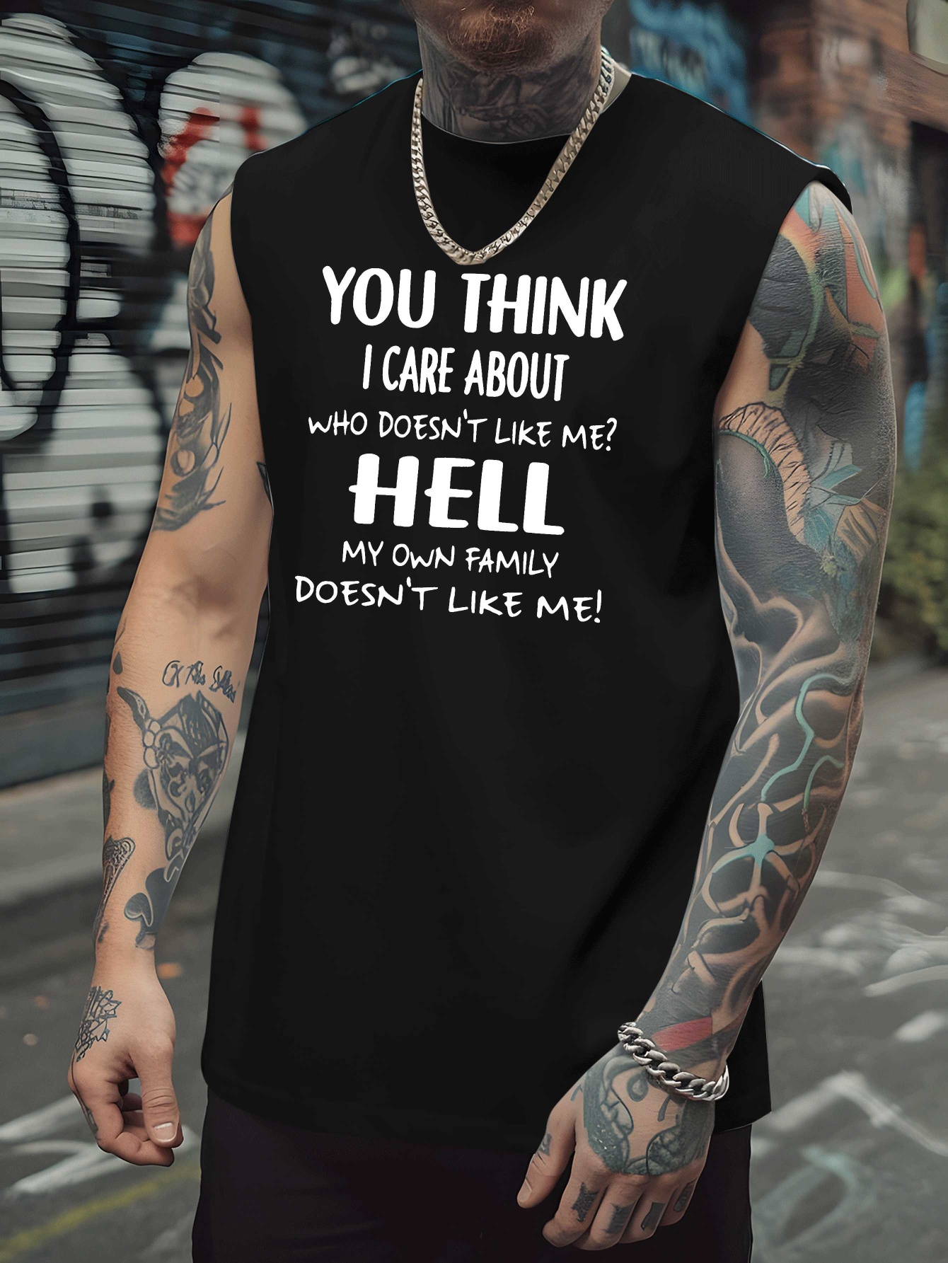 Men's Fun Quotes Sleeveless Mu – Tank Top Muscle Bewertung und Preis