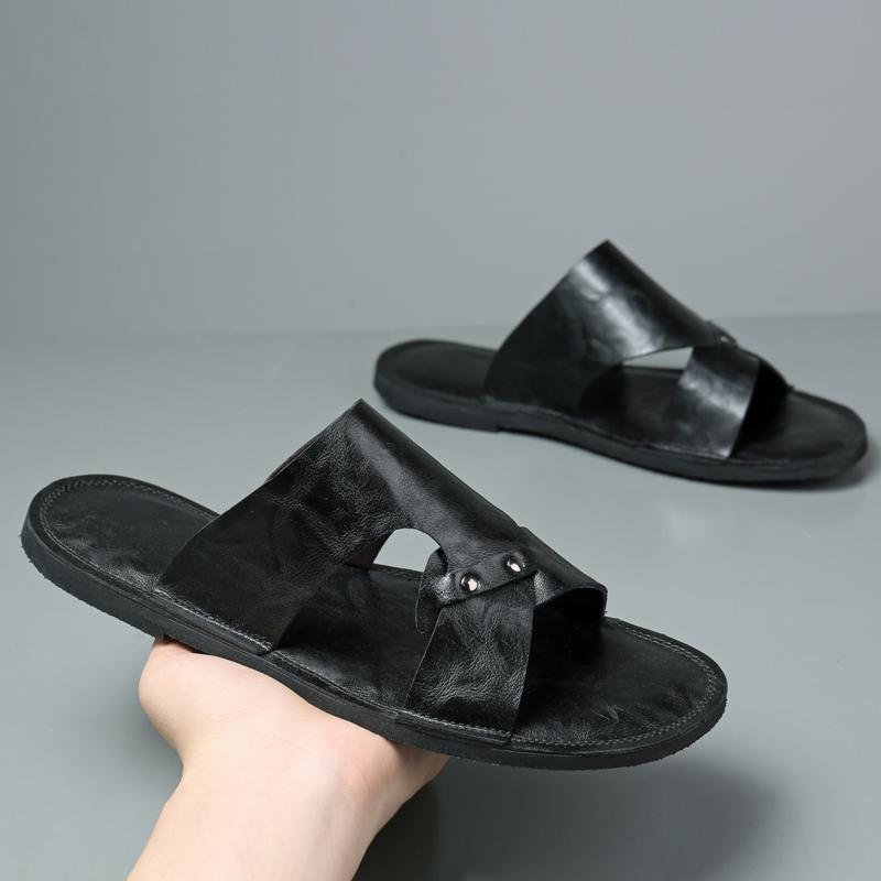 Handmade Leather Slippers Men  – Flip Flop Leather Men Bewertung und Preis