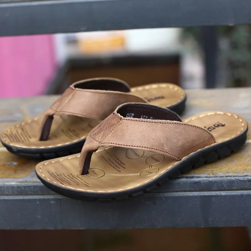 Roma Retro Man Slipper Solid C – Flip Flop Leather Men Bewertung und Preis