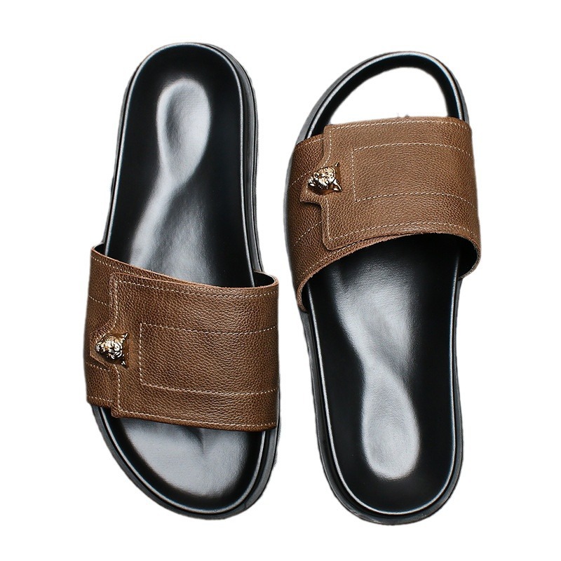 2025 New Genuine Leather Slipp – Flip Flop Leather Men Bewertung und Preis