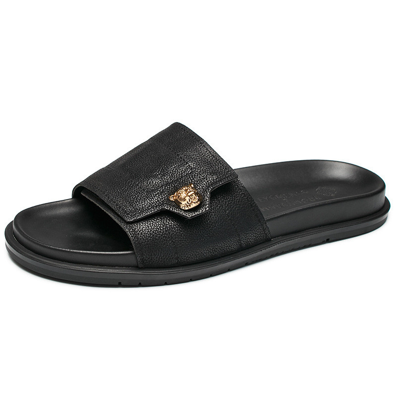 2025 New Genuine Leather Slipp – Flip Flop Leather Men Bewertung und Preis