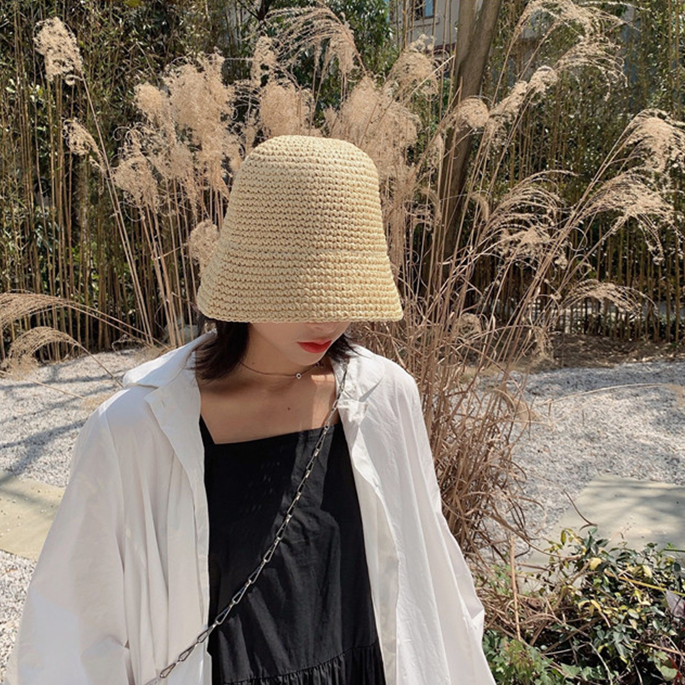 Hot Women's Fashion Summer Cap – Bucket Hat Straw Bewertung und Preis