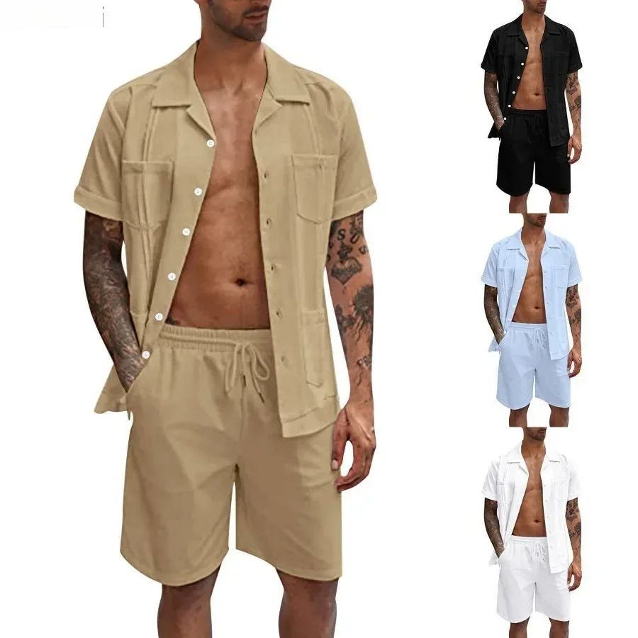 New Men's Summer Casual Sport  – Short Linen Drawstring Bewertung und Preis