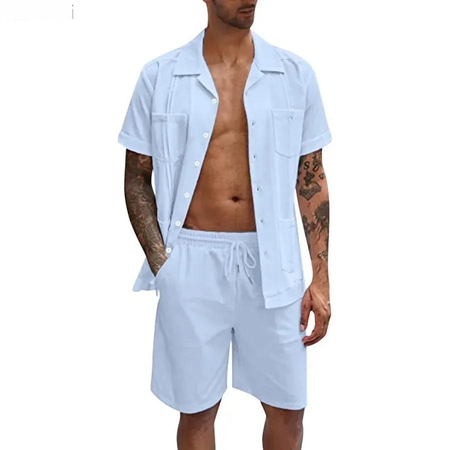 New Men's Summer Casual Sport  – Short Linen Drawstring Bewertung und Preis