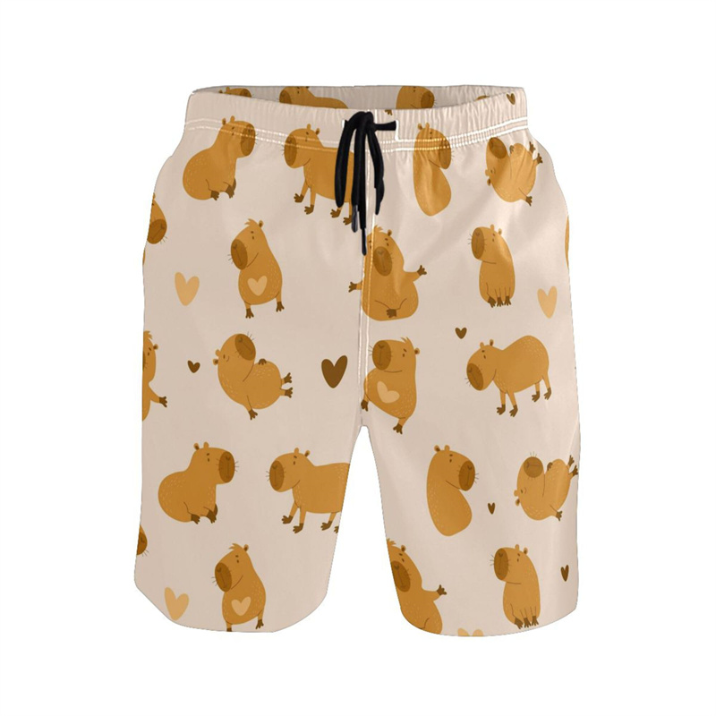 Cartoon Animal 3d Print Capyba – Trunks Board Surf Bewertung und Preis